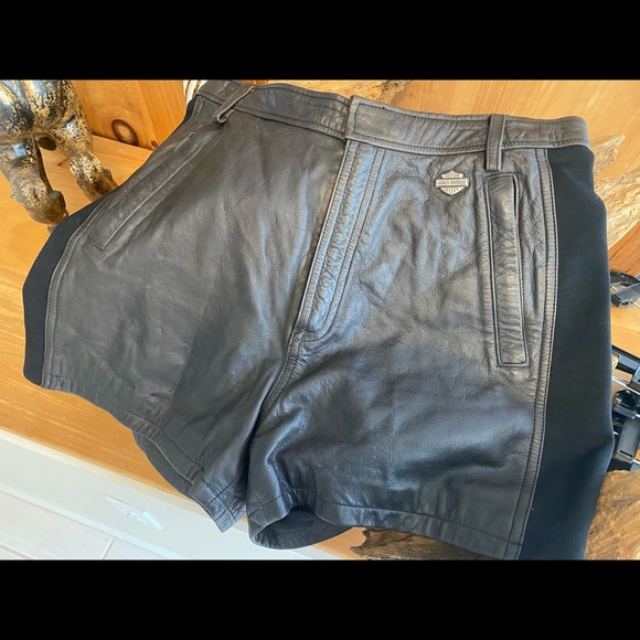 Harley Davidson Leather Shorts 